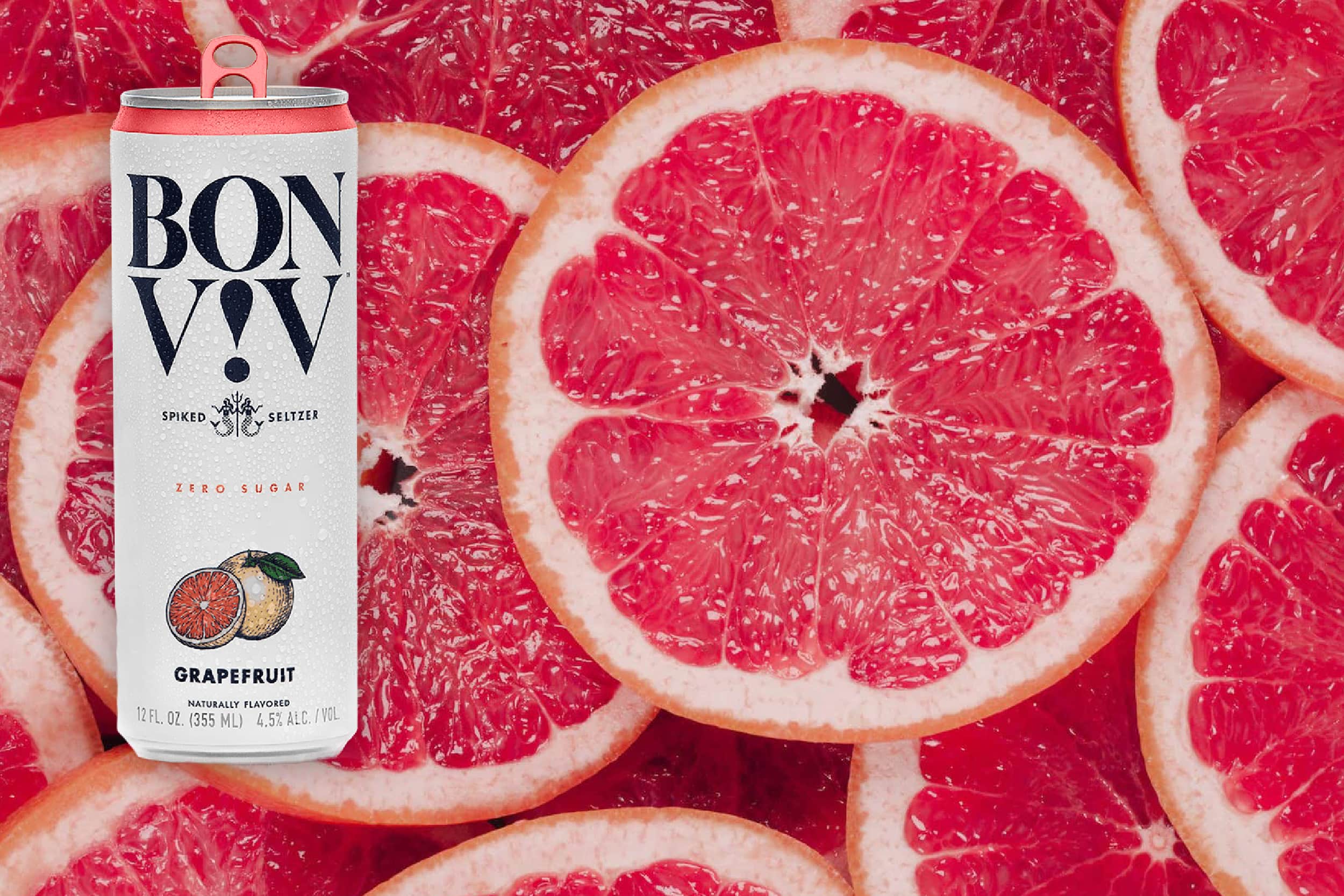Bon & Viv Grapefruit Spiked Seltzer Review | Seltzer Natioin 