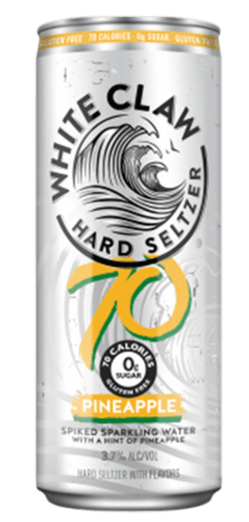 White Claw Pineapple Hard Seltzer 70