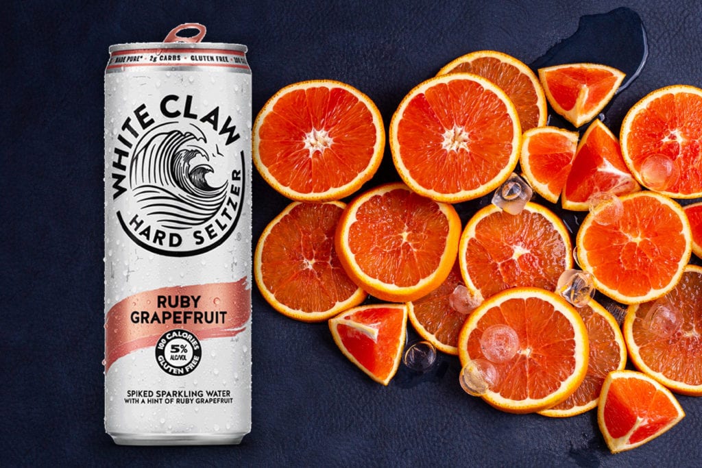White Claw Ruby Grapefruit Hard Seltzer Review Seltzer Nation