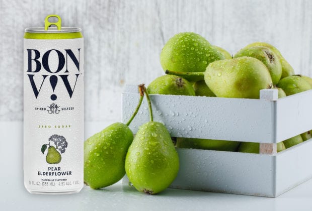 Bon Viv Pear Elderflower Spiked Seltzer