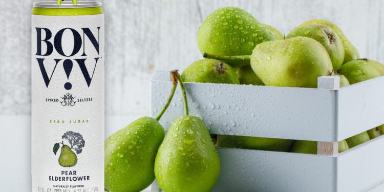 Bon Viv Pear Elderflower Spiked Seltzer