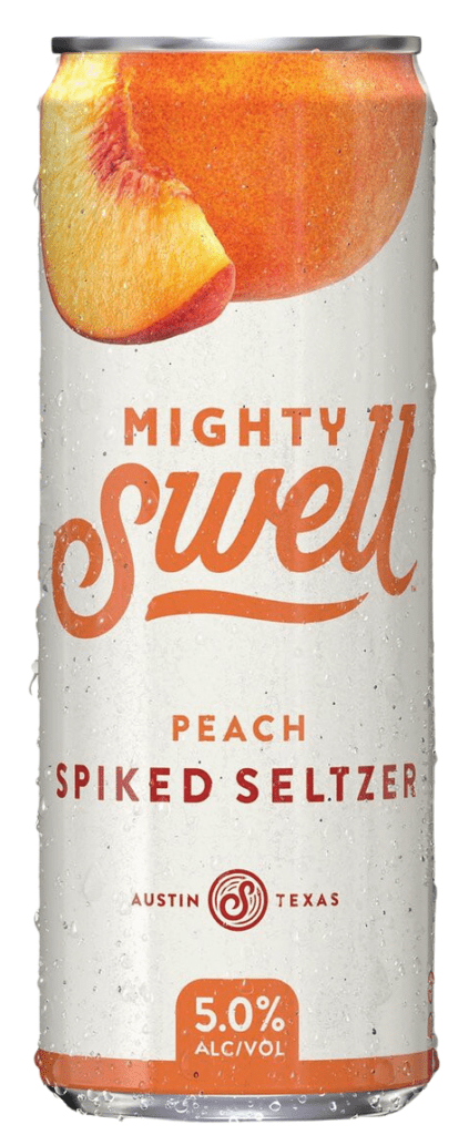 Mighty Swell Peach Spiked Seltzer