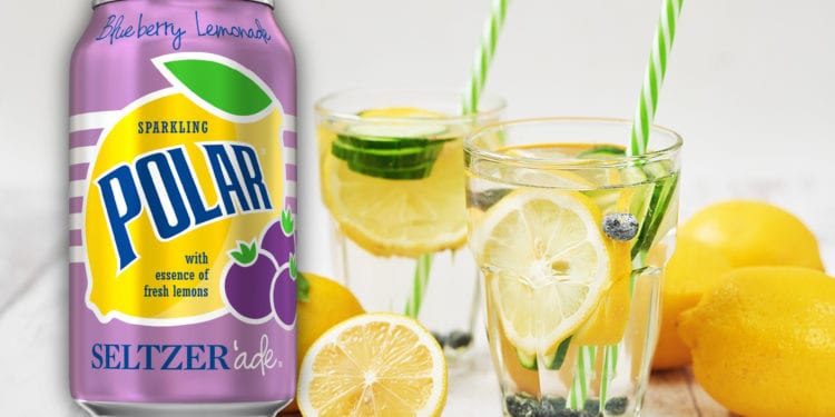 Polar Blueberry Lemonade Seltzer