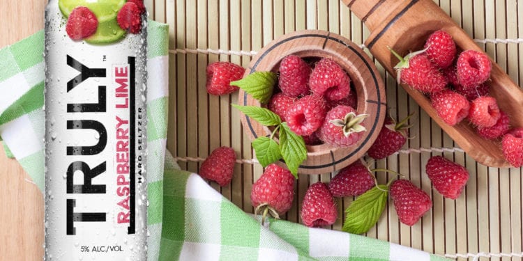 Truly Raspberry Lime Hard Seltzer