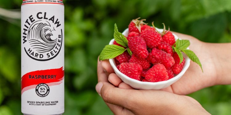 White Claw Raspberry Hard Seltzer