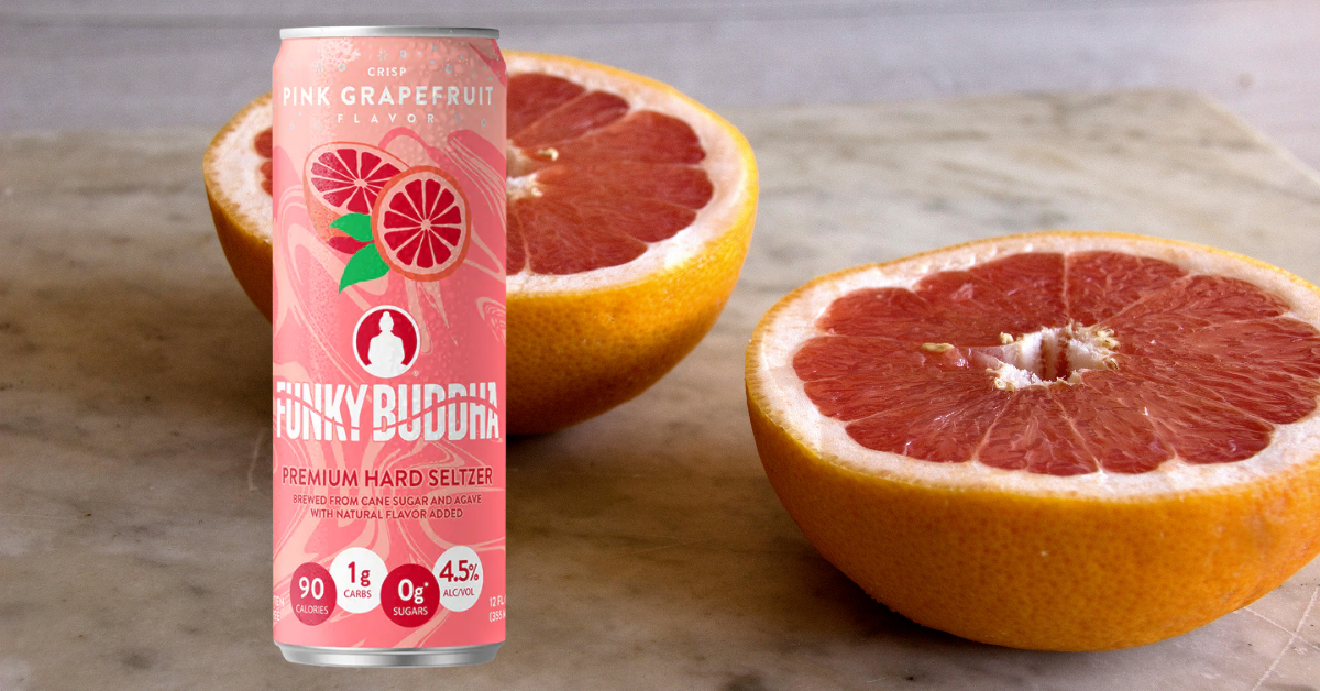 Funky Buddha Crisp Pink Grapefruit Hard Seltzer Review Seltzer Nation