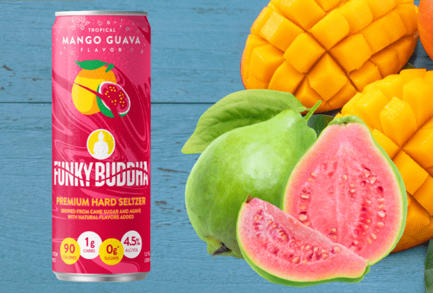 Funky Buddha Tropical Mango Guava Hard Seltzer