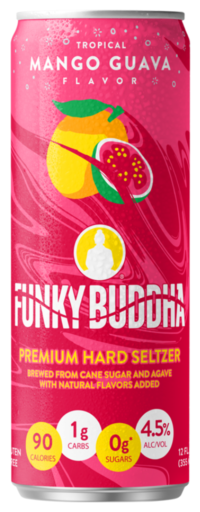 Funky Buddha Tropical Mango Guava Hard Seltzer