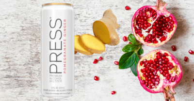 Press Pomegranate Ginger Hard Seltzer