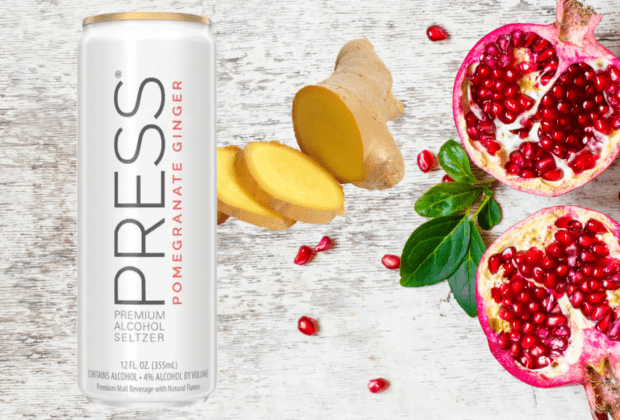 Press Pomegranate Ginger Hard Seltzer