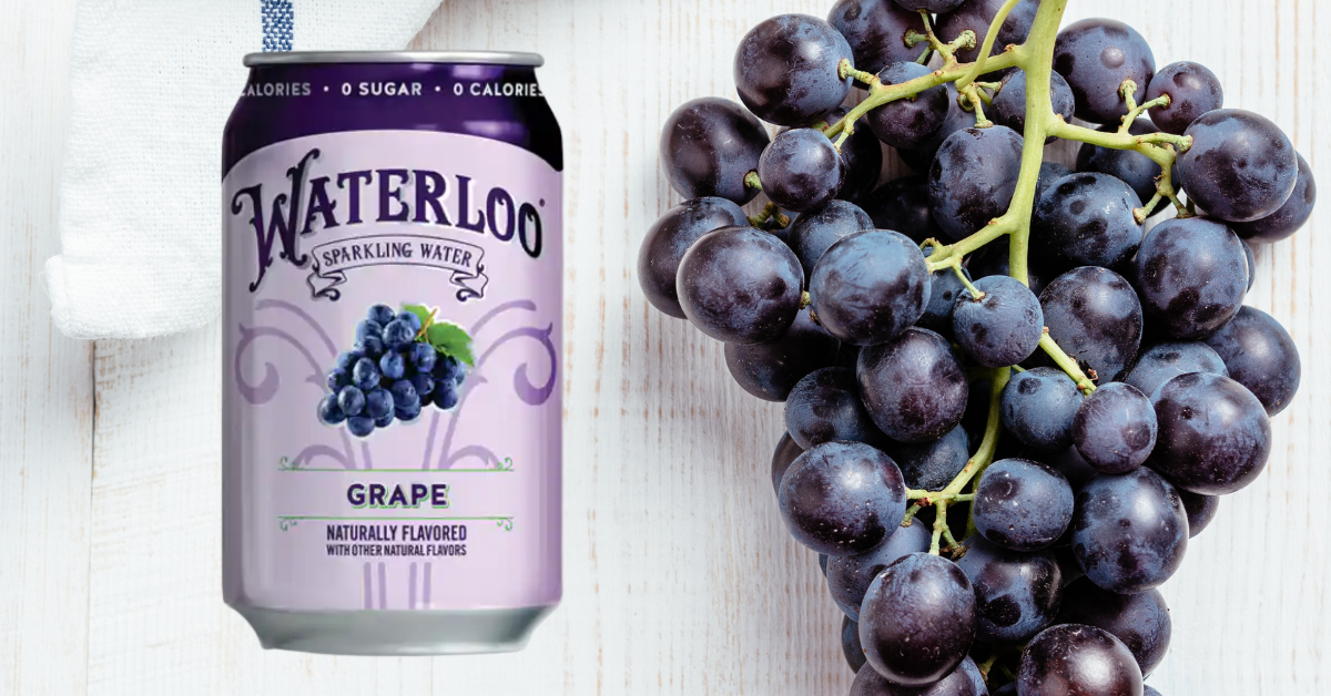 Waterloo Grape Sparkling Water Review Seltzer Nation