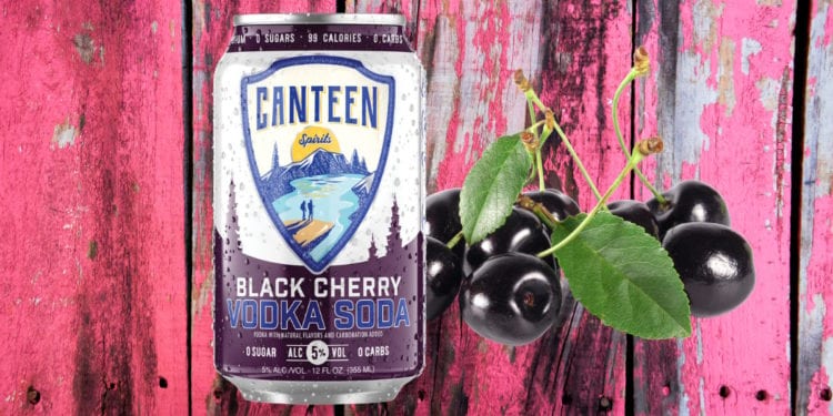 Canteen Black Cherry Vodka Soda