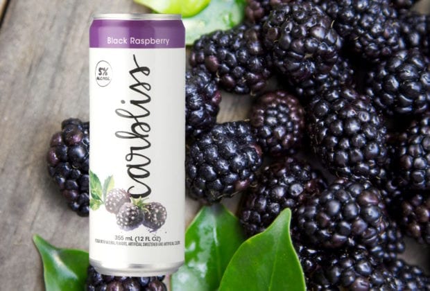 Carbliss Black Raspberry Vodka Seltzer Cocktail