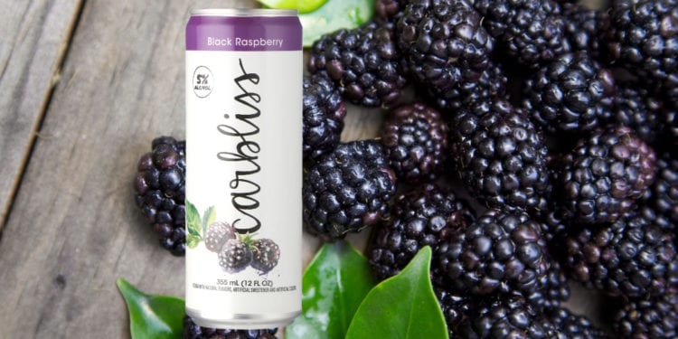 Carbliss Black Raspberry Vodka Seltzer Cocktail