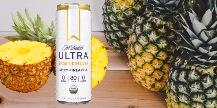 Michelob Ultra Spicy Pineapple Organic Seltzer