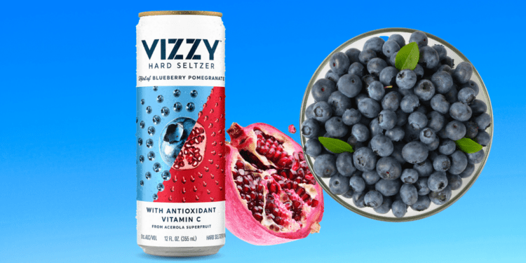 Vizzy Blueberry Pomegranate Hard Seltzer
