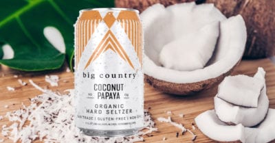 Big Country Coconut Papaya Organic Hard Seltzer