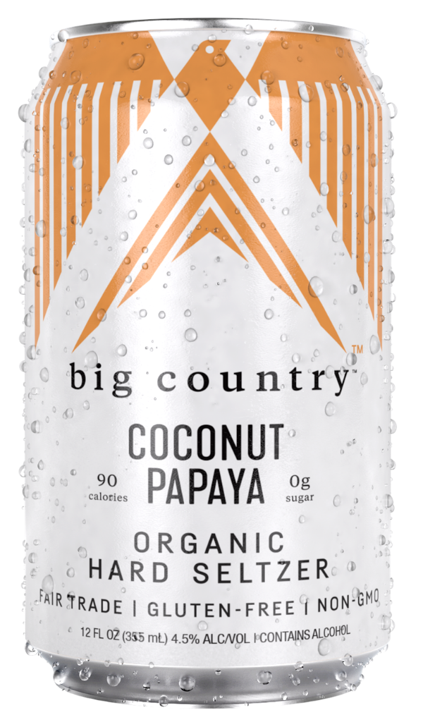 Big Country Coconut Papaya Organic Hard Seltzer