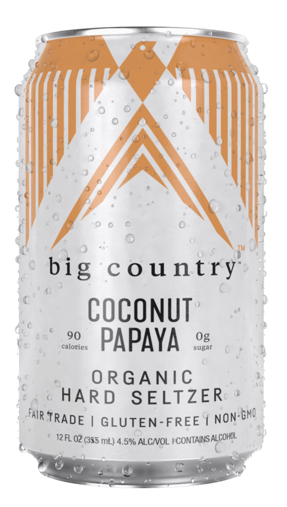 Big Country Coconut Papaya Organic Hard Seltzer