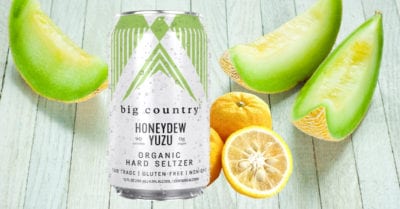 Big Country Honeydew Yuzu Organic Hard Seltzer
