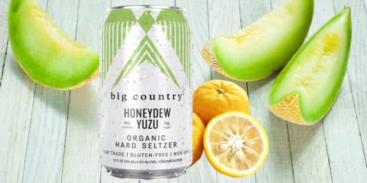 Big Country Honeydew Yuzu Organic Hard Seltzer