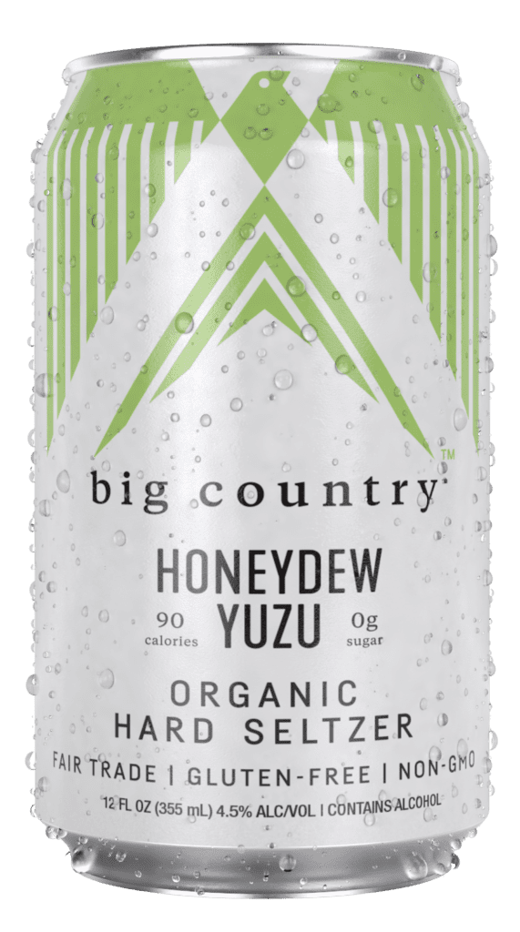 Big Country Honeydew Yuzu Organic Hard Seltzer