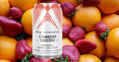 Big Country Strawberry Tangerine Organic Hard Seltzer