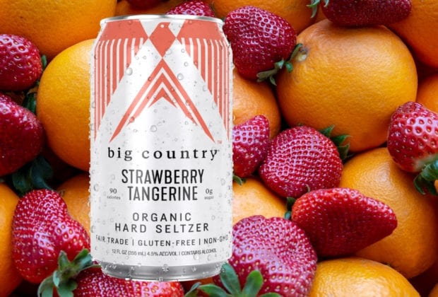 Big Country Strawberry Tangerine Organic Hard Seltzer