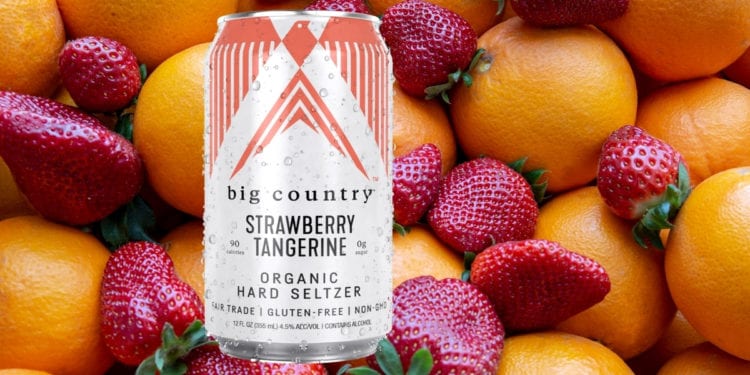 Big Country Strawberry Tangerine Organic Hard Seltzer