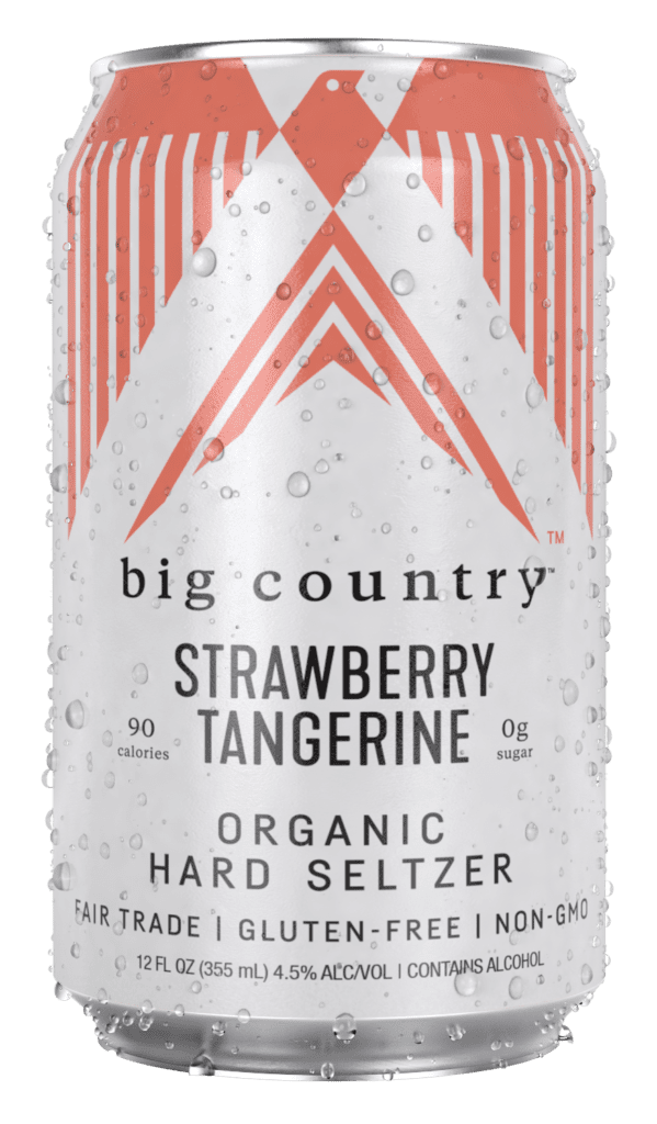 Big Country Strawberry Tangerine Organic Hard Seltzer