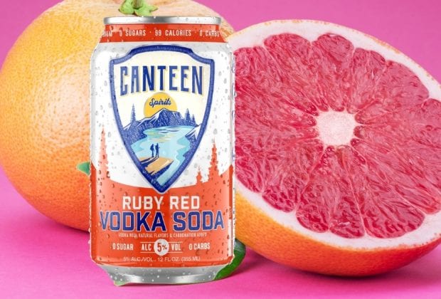 Canteen Ruby Red Vodka Soda