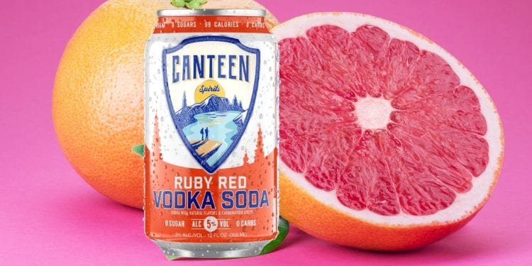 Canteen Ruby Red Vodka Soda