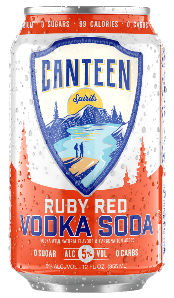 Canteen Ruby Red Vodka Soda