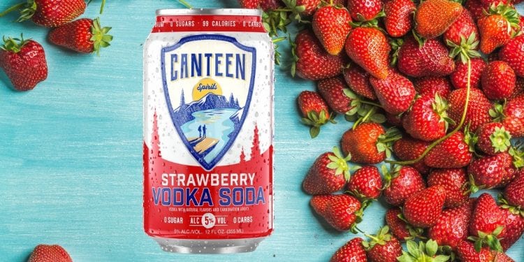 Canteen Strawberry Vodka Soda