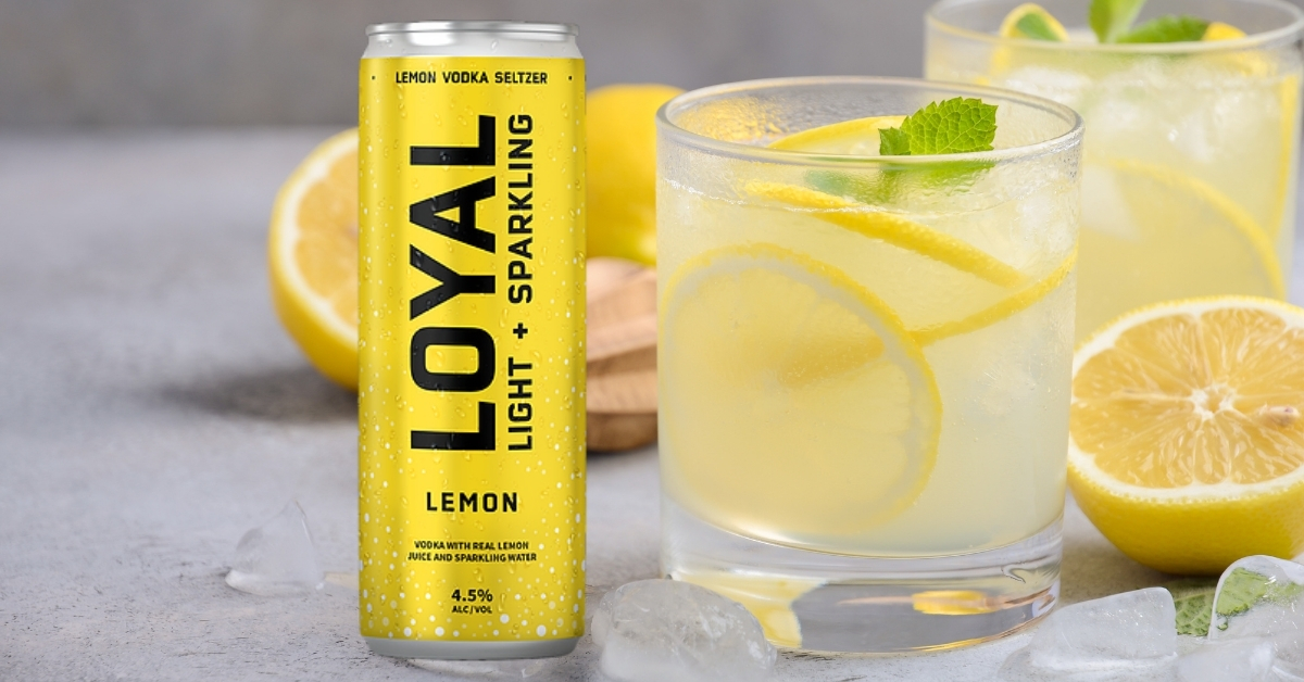 Loyal Light + Sparkling Lemon Vodka Seltzer Review Seltzer Nation