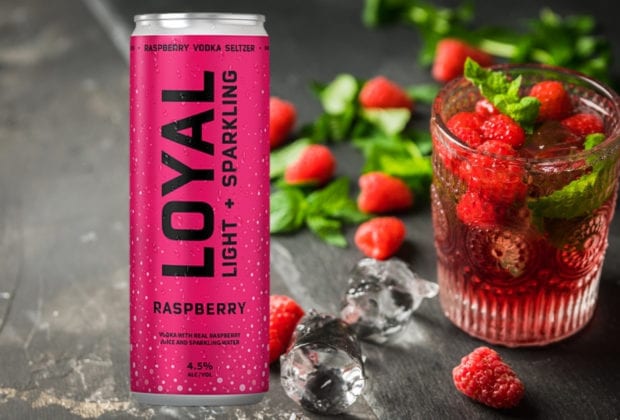 Loyal 9 Raspberry Vodka Seltzer