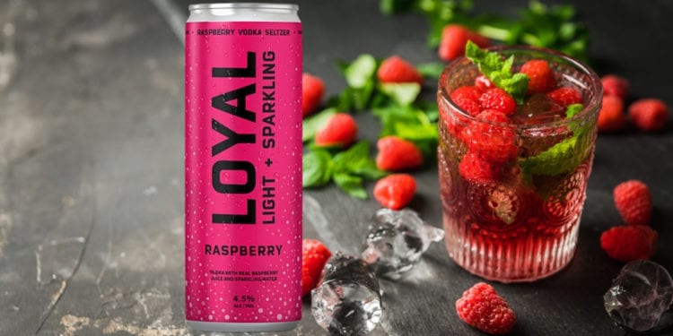 Loyal 9 Raspberry Vodka Seltzer