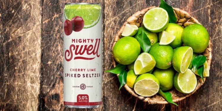 Mighty Swell Cherry Lime Spiked Seltzer