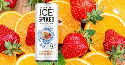 Sparkling Ice Spiked Strawberry Citrus Smash Hard Seltzer