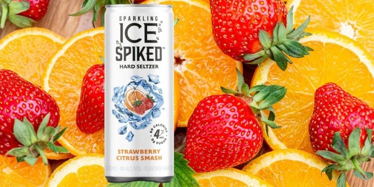 Sparkling Ice Spiked Strawberry Citrus Smash Hard Seltzer