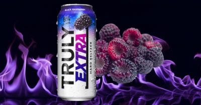 Truly Extra Black Raspberry Hard Seltzer