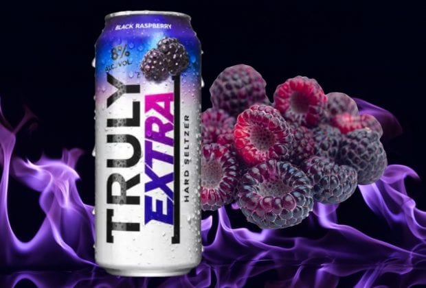 Truly Extra Black Raspberry Hard Seltzer