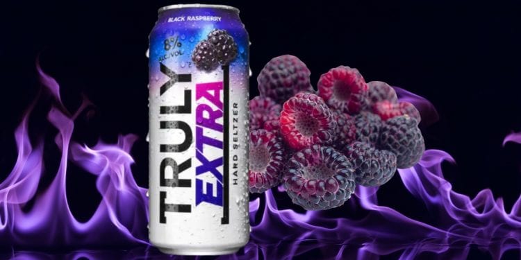 Truly Extra Black Raspberry Hard Seltzer