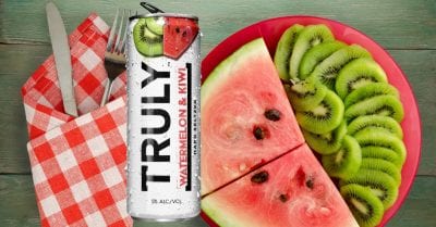 Truly Watermelon & Kiwi Hard Seltzer