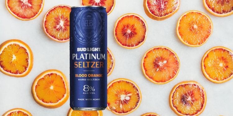 Bud Light Platinum Blood Orange Hard Seltzer