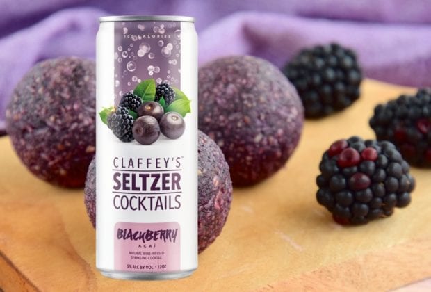 Claffey's Blackberry Acai Seltzer Cocktail