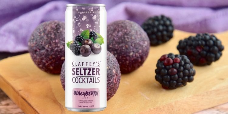 Claffey's Blackberry Acai Seltzer Cocktail