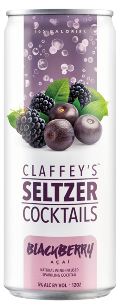 Claffey's Blackberry Acai Seltzer Cocktail