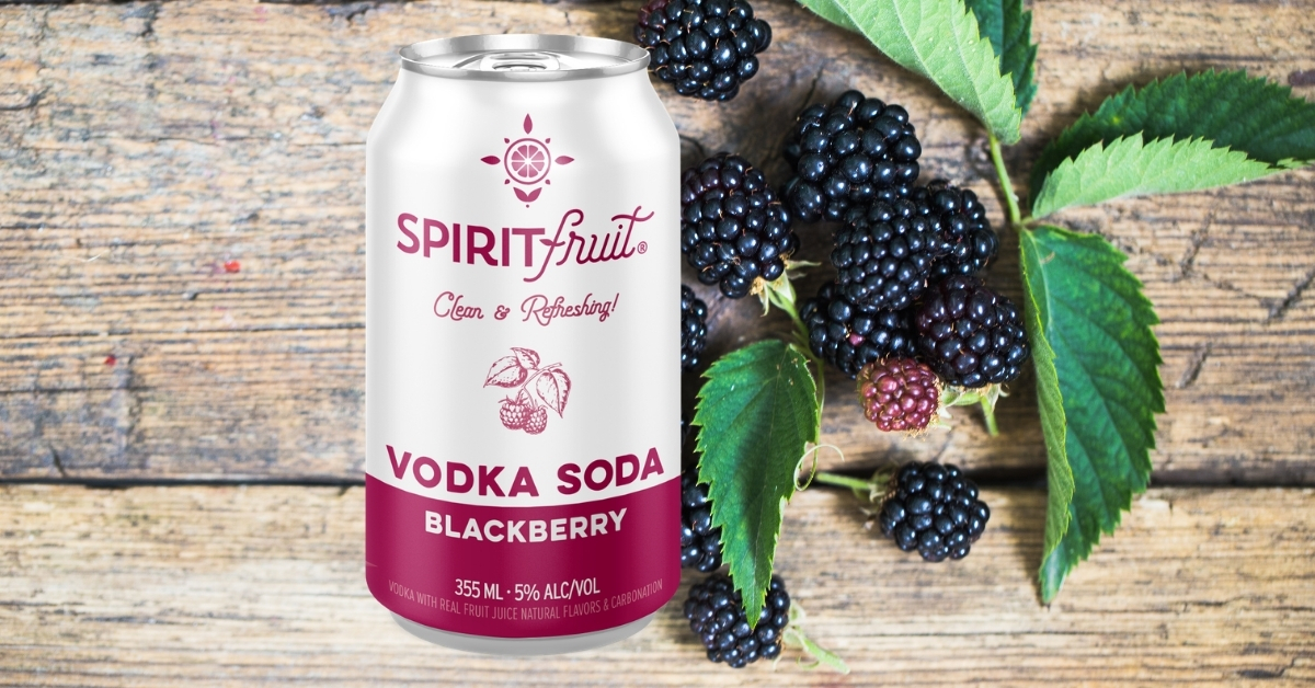 Spiritfruit Blackberry Vodka Soda Review Seltzer Nation