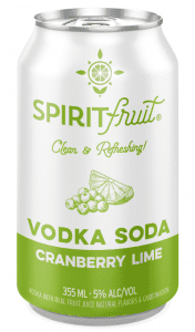 Spiritfruit Cranberry Lime Vodka Soda